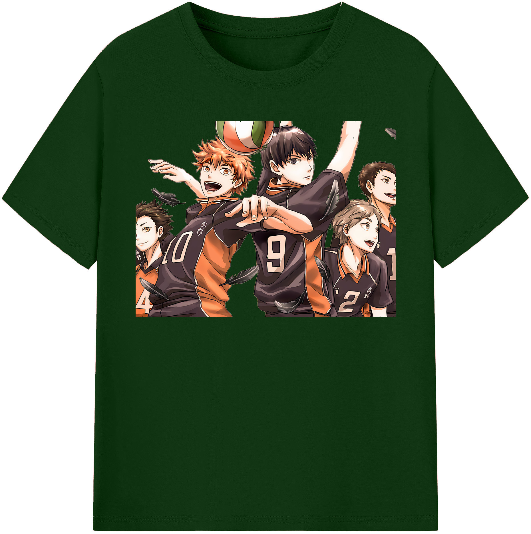 （画像用） ハイキュー!! Haikyu!! 綿100％半袖Tシャツ（フロントプリント）